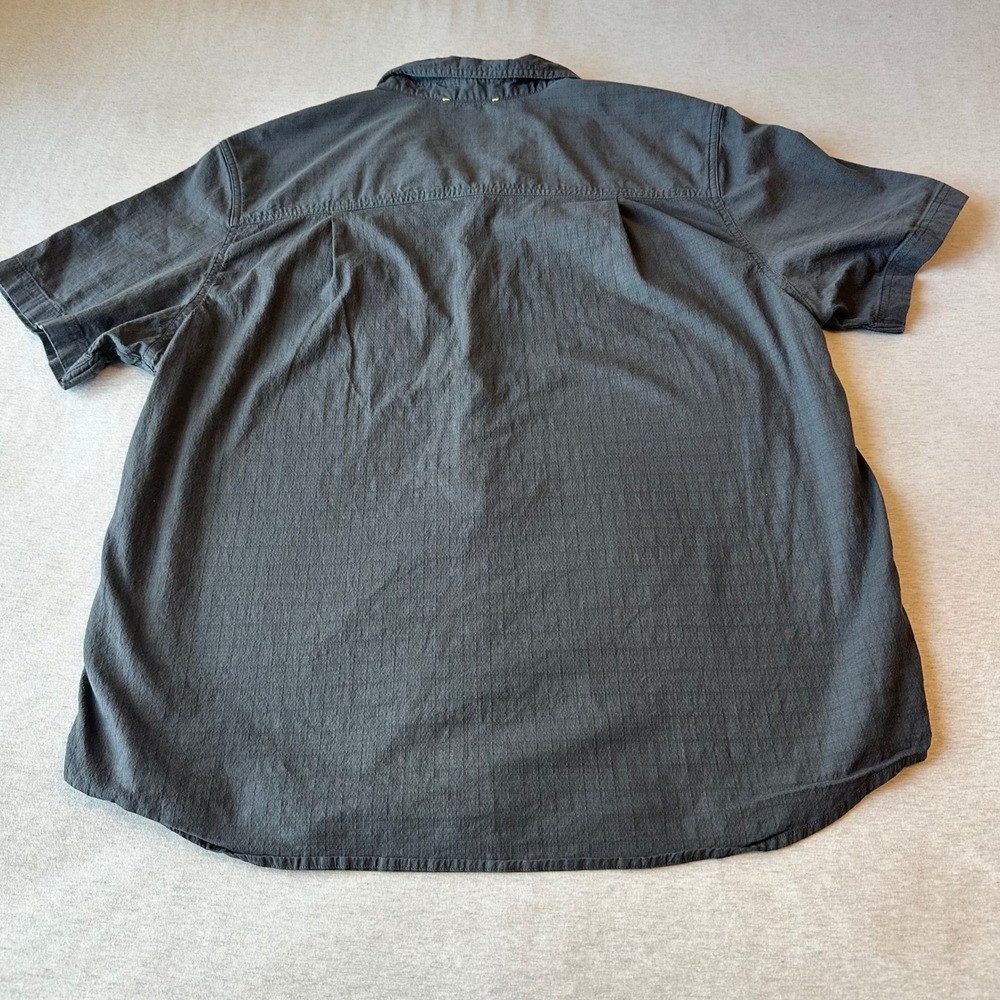 Sierra Designs Mens XXL Charcoal Gray Short Sleeve Button Down Shirt 1679684 - Picture 6 of 6